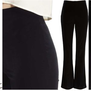 Open Edit Velour Flare Pants